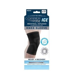 Copper Fit ICE compression Knee Sleeve RELIEF + RECOVERY 1 KNEE SLEEVE L/XL